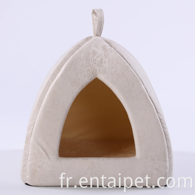 Produit pour animaux de compagnie Ventes à chaud Maison de chat moderne lits de grottes durables